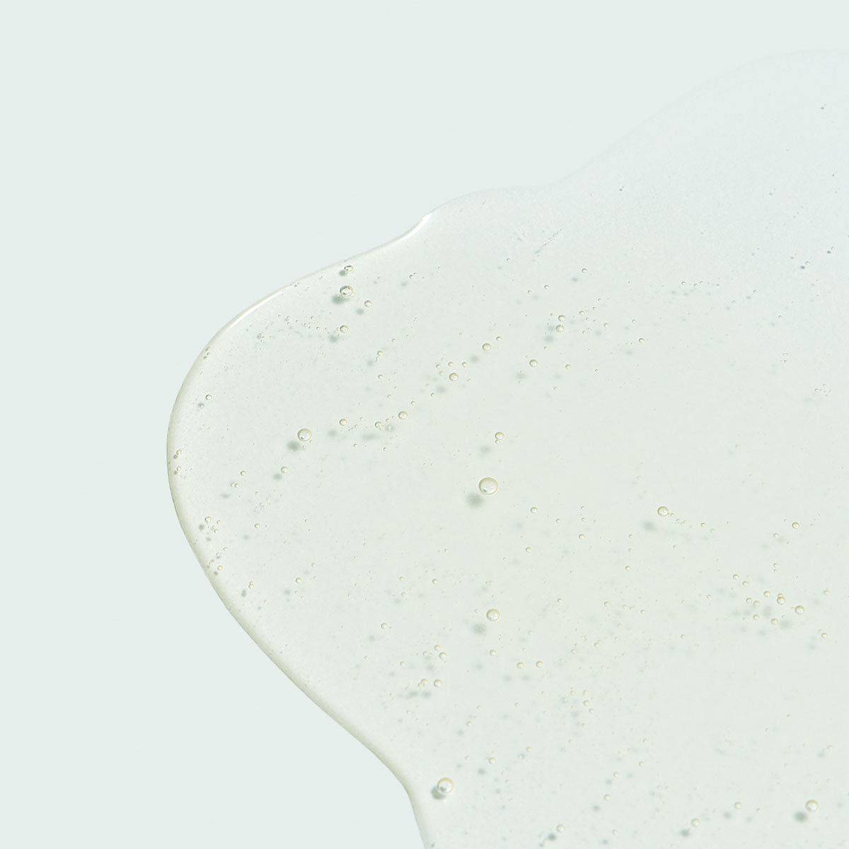 close up texture shot of serum