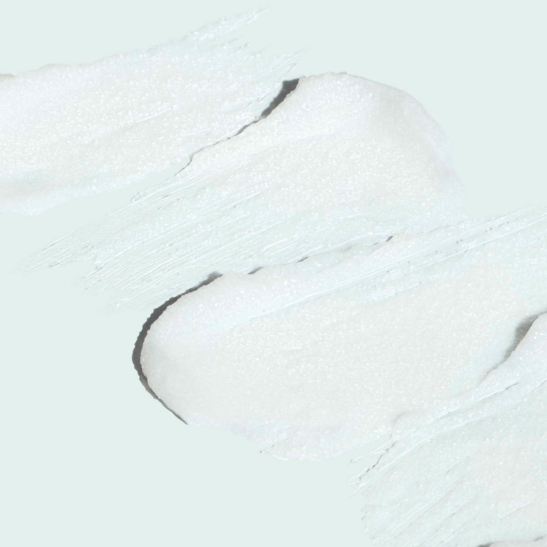 texture shot of exfoliator on light background