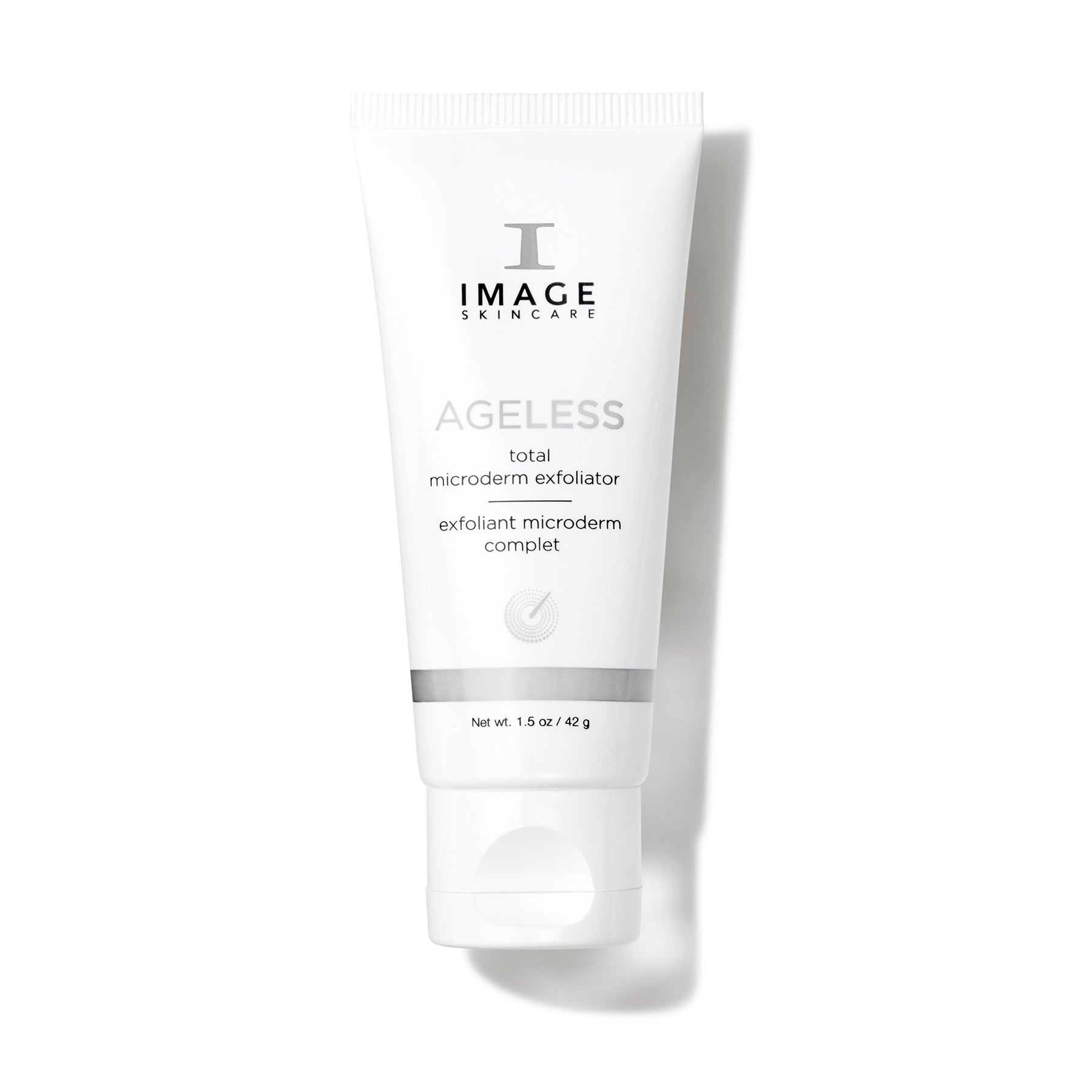Tube of Image Skincare Ageless Total Microderm Exfoliator on a white background
