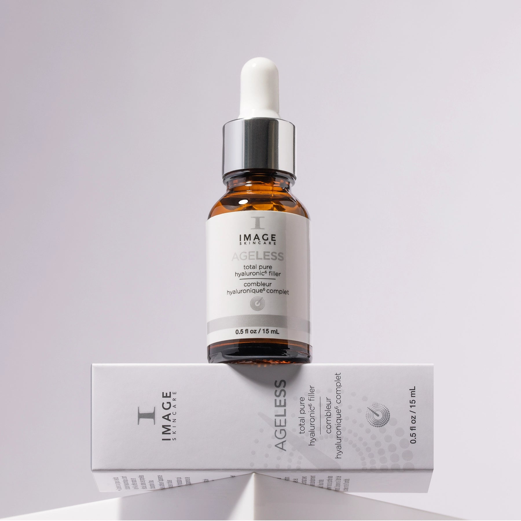 hyaluronic filler product bottle on box