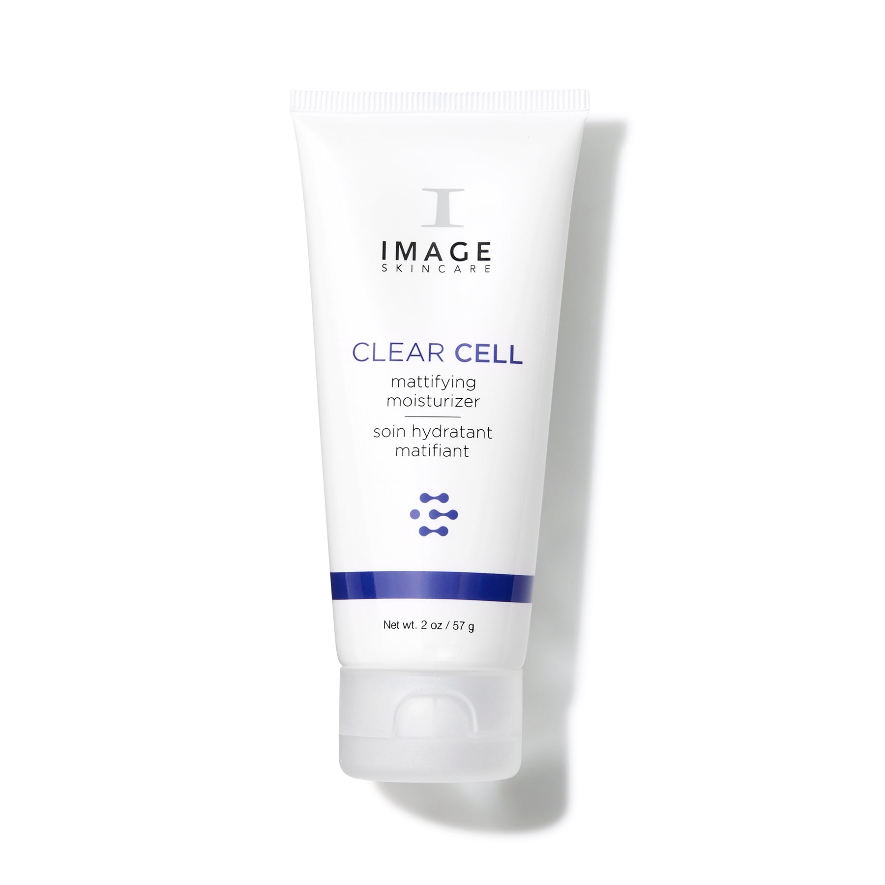 Tube of Image Skincare Clear Cell Mattifying Moisturizer on a white background