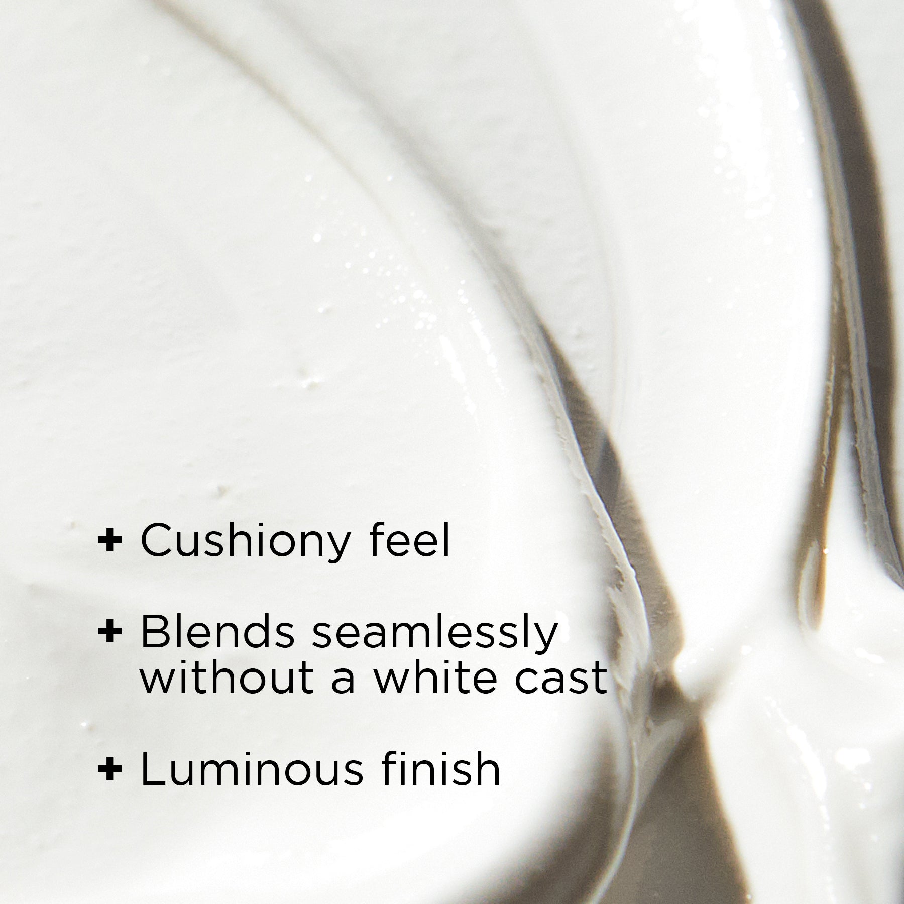 close up texture shot with product benefits