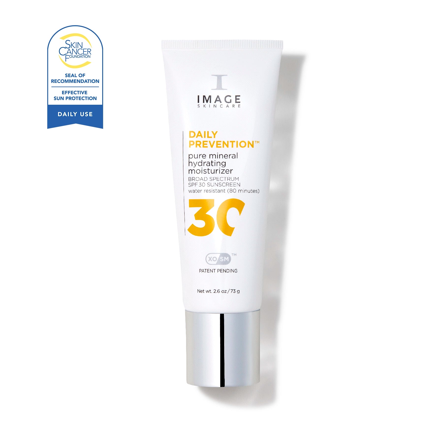 Tube of Image Skincare Daily Prevention cream on a white background