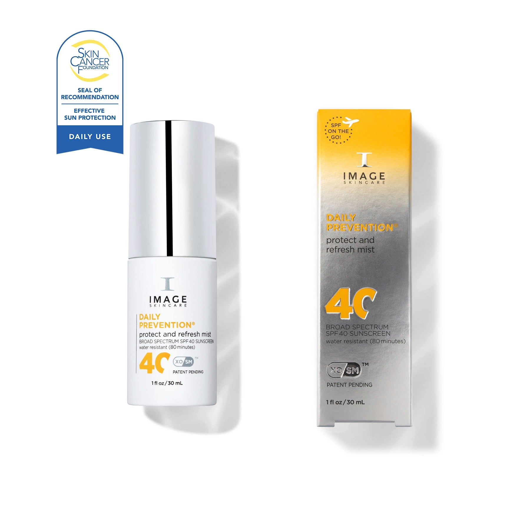 Image Skincare Daily Prevention protect and refresh mist with packaging on a white background