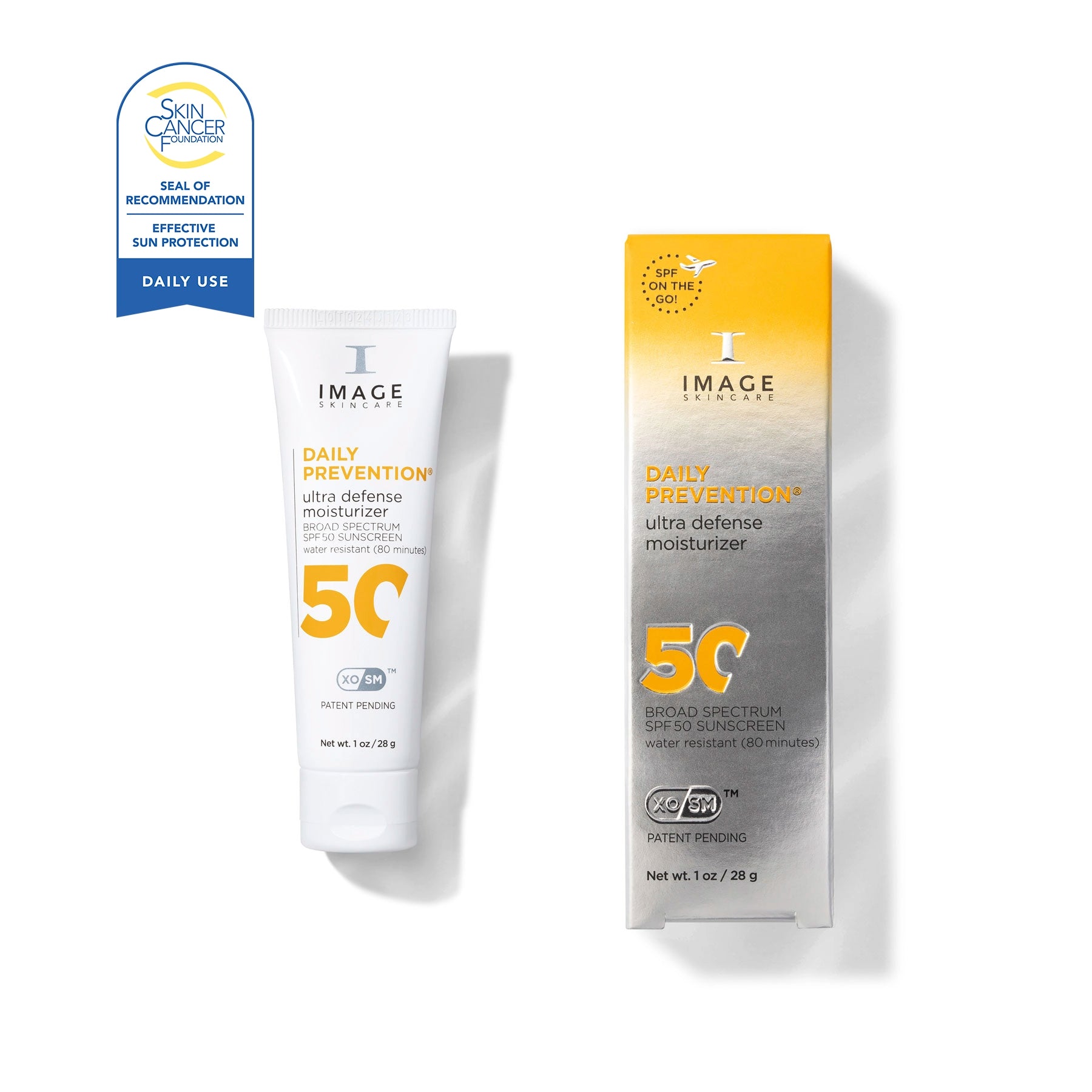 Image Skincare Daily Prevention Ultra Defense Moisturizer with SPF 50 on a white background