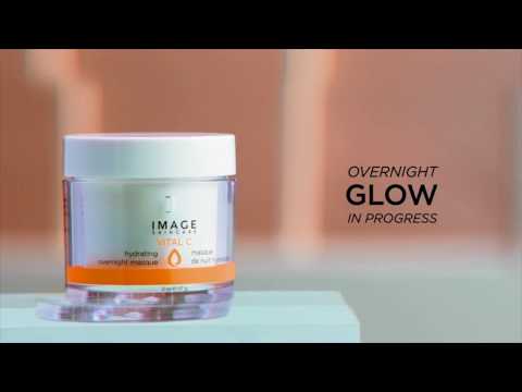 vital c overnight masque product video with benefits callouts