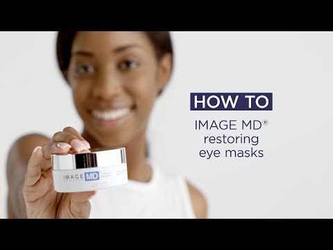 video showing how to apply image md eye masks