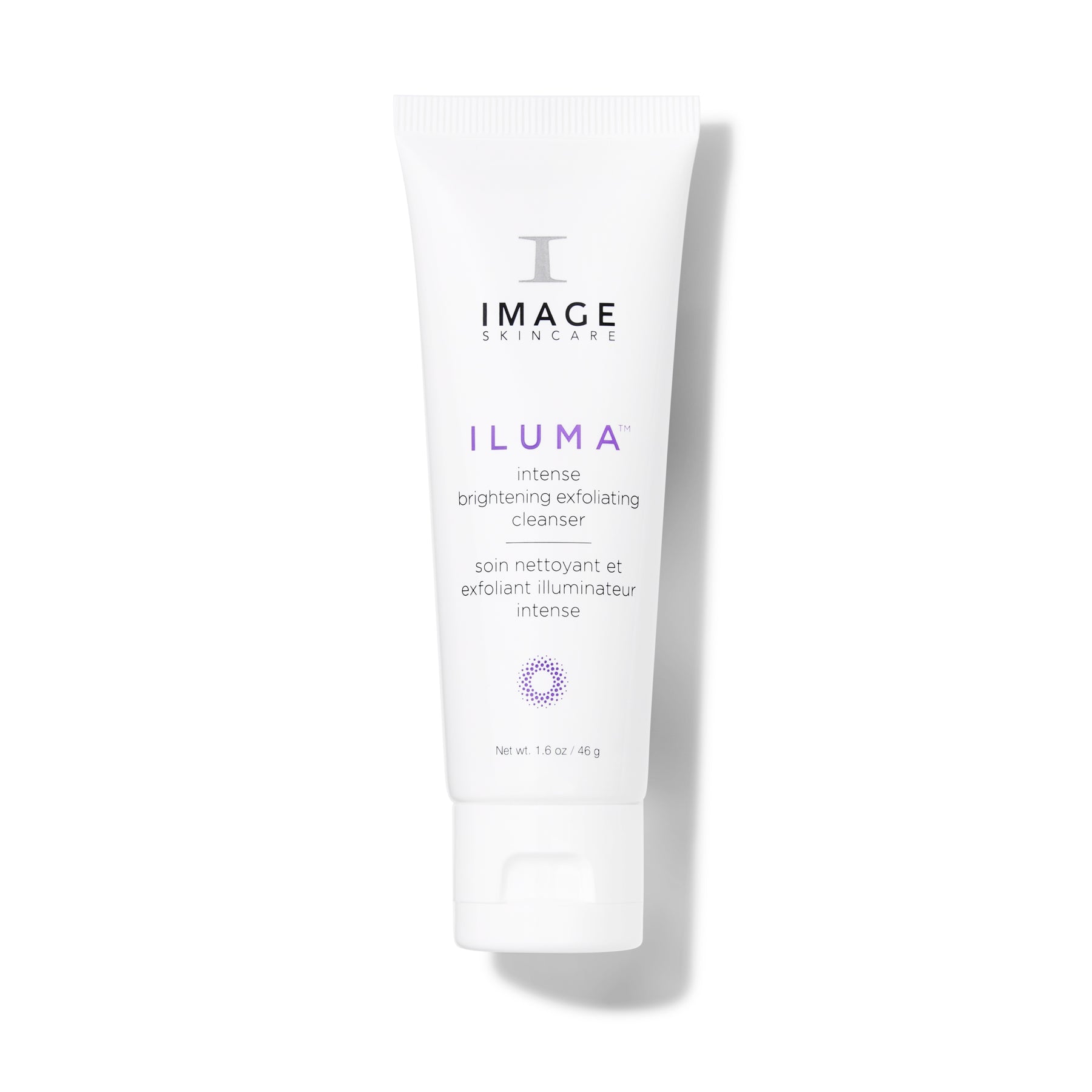 Tube of Image Skincare Iluma cleanser on a white background