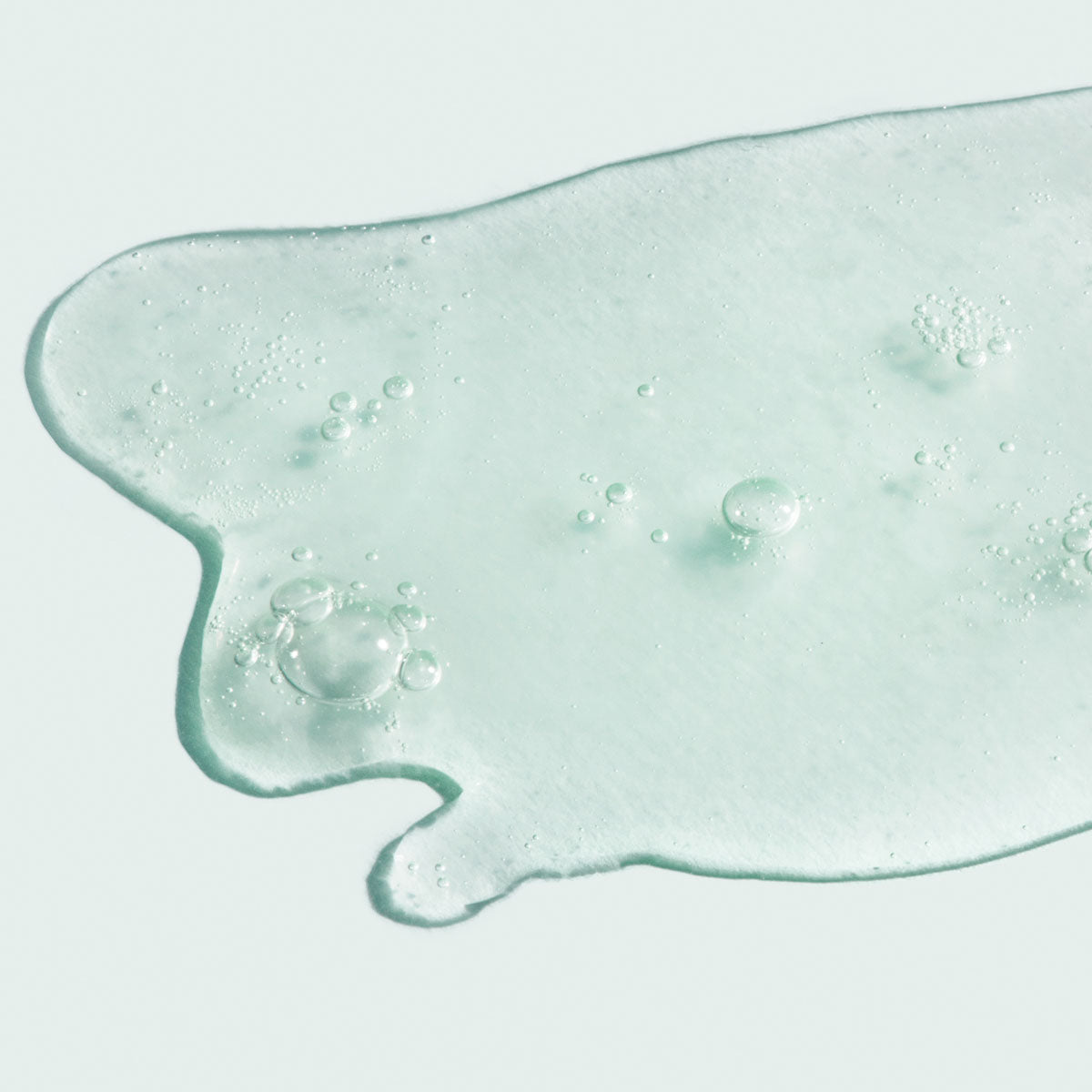 texture shot of serum on light background