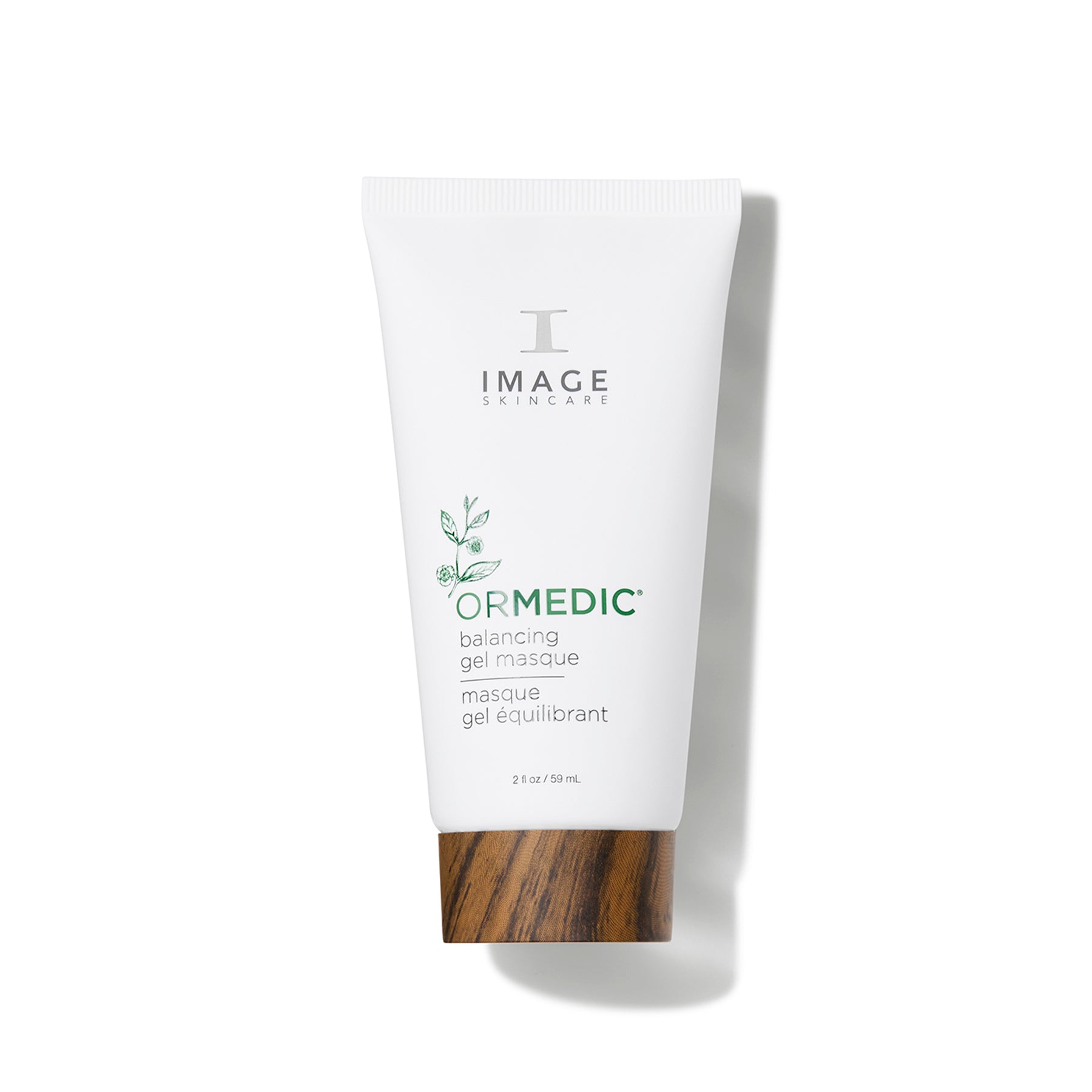 Tube of Image Skincare ORMEDIC balancing gel masque on a white background
