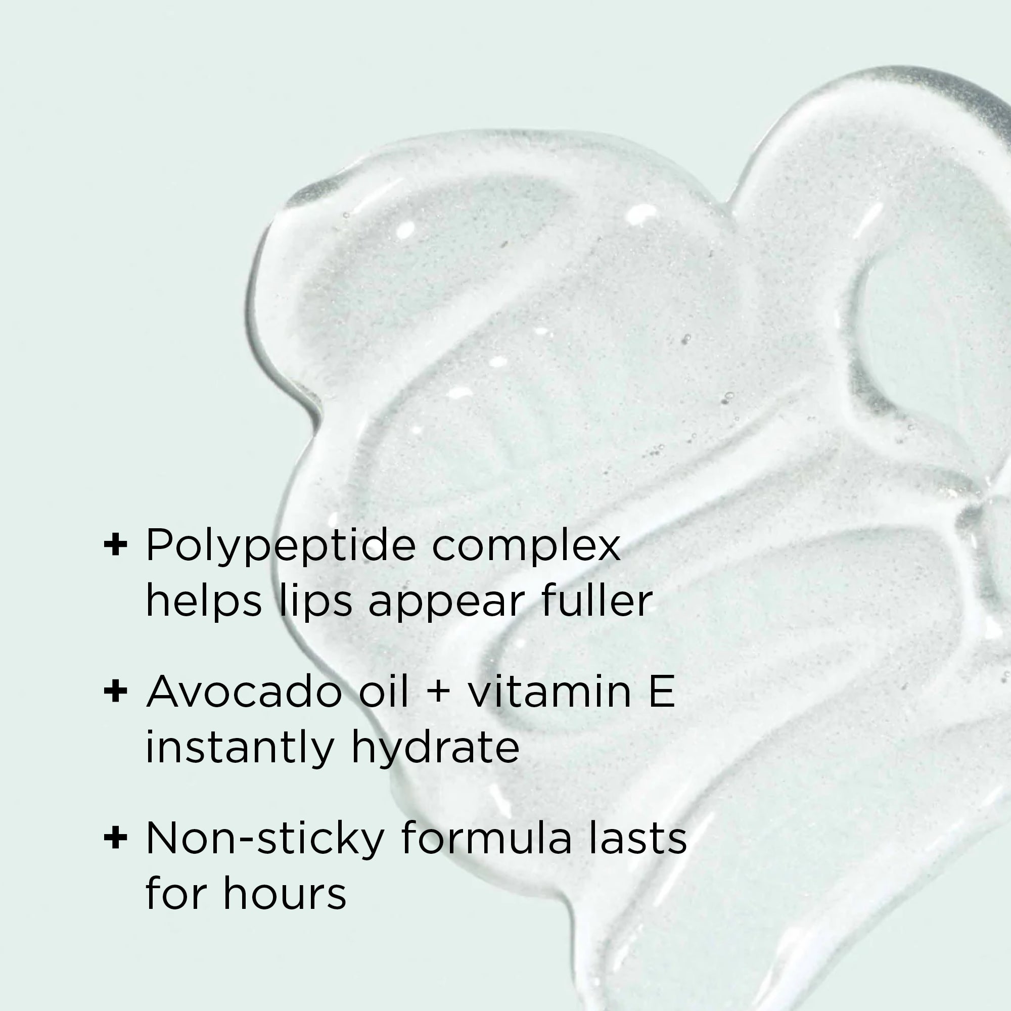 lip complex texture shot with benefits callouts