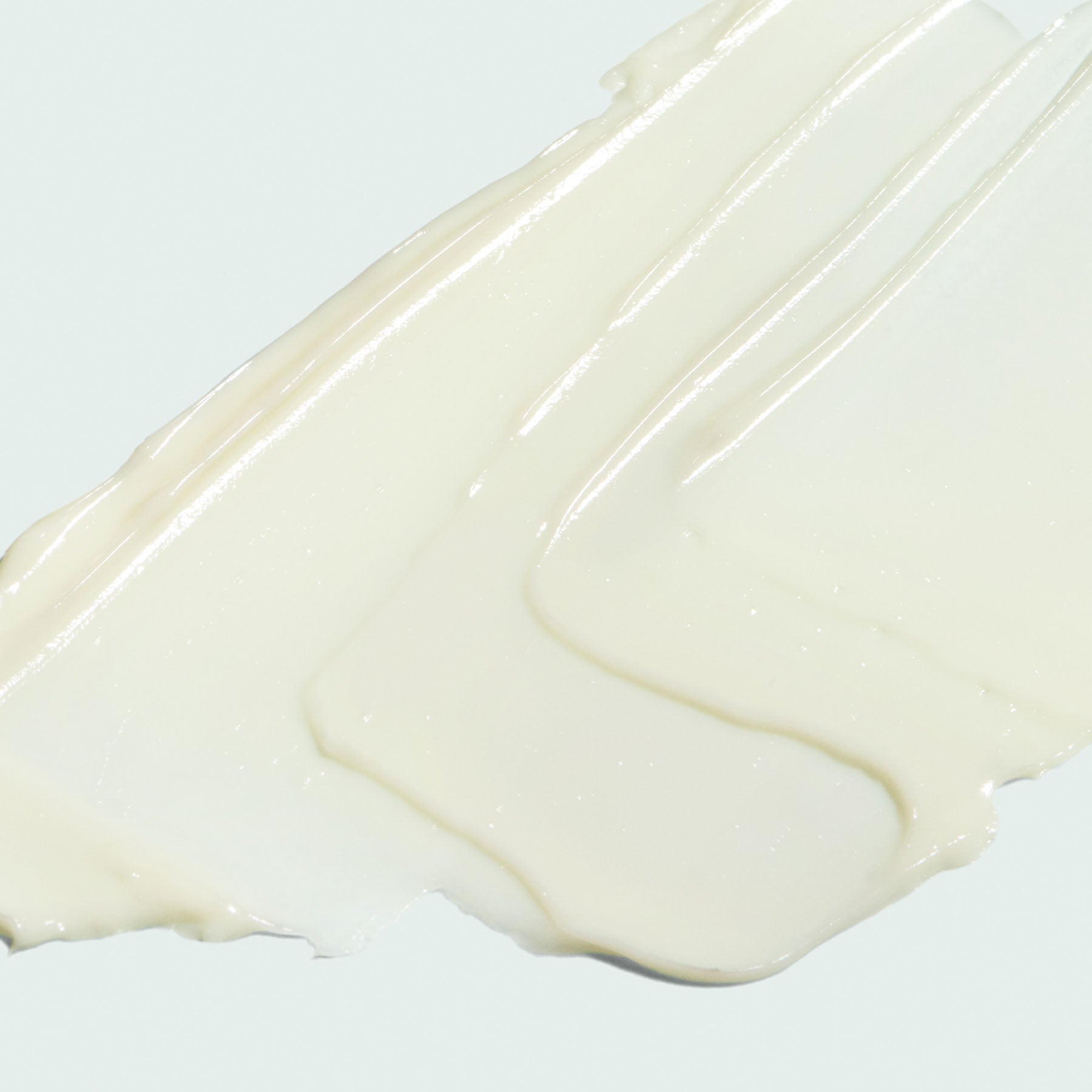 close up texture swatch of eye creme