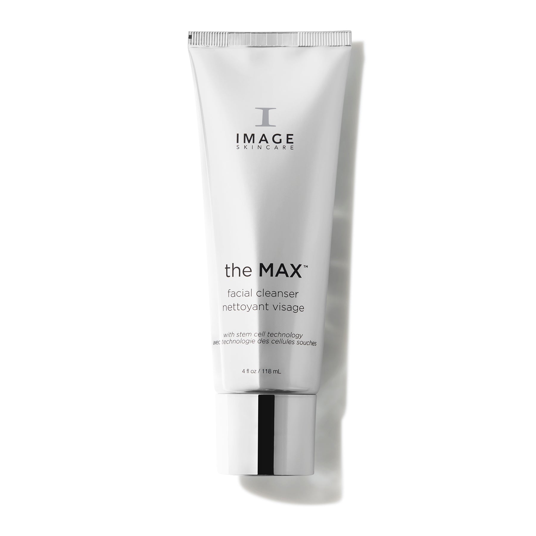 Tube of 'the MAX' facial cleanser by Image Skincare on a white background