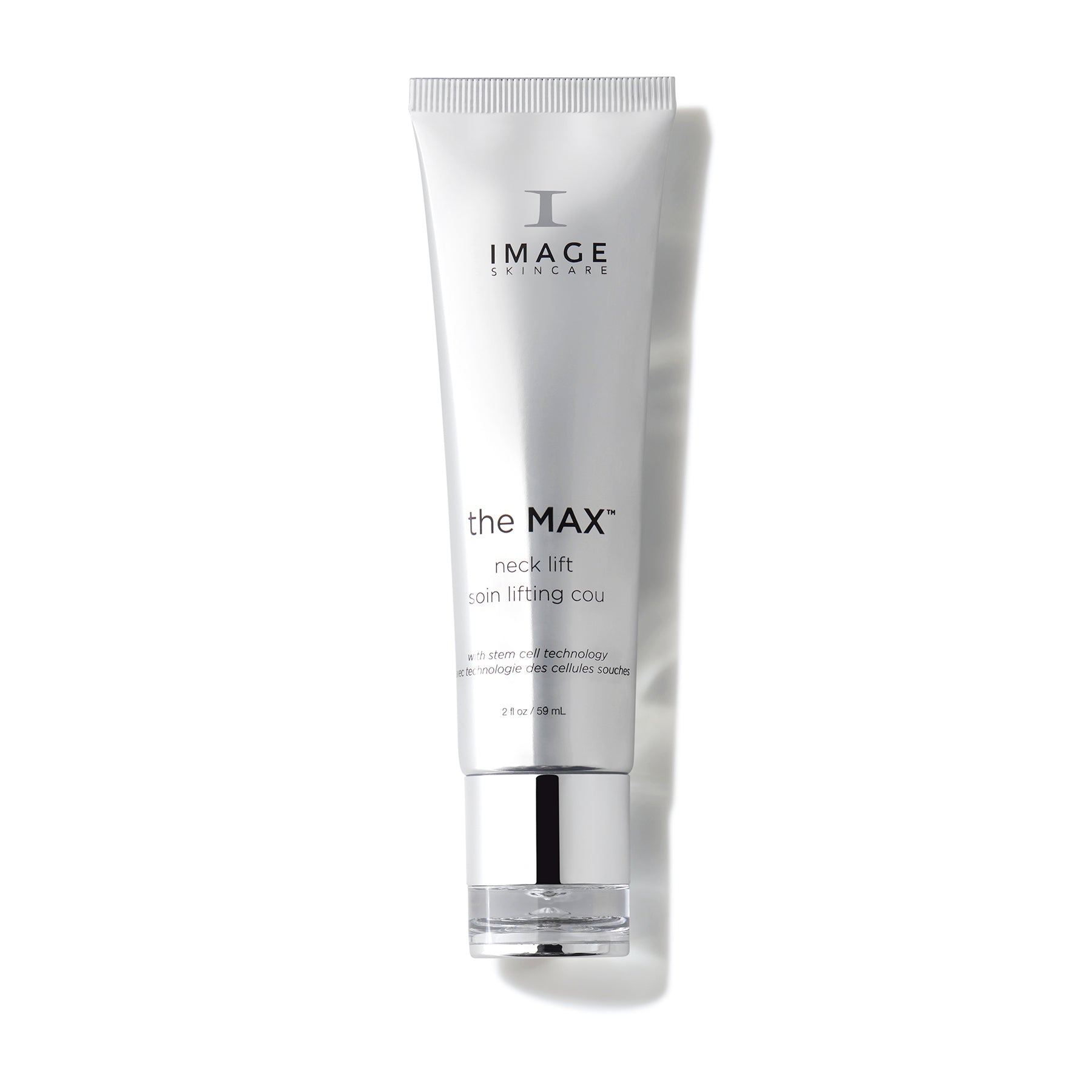 Skincare tube labeled 'the MAX' on a white background