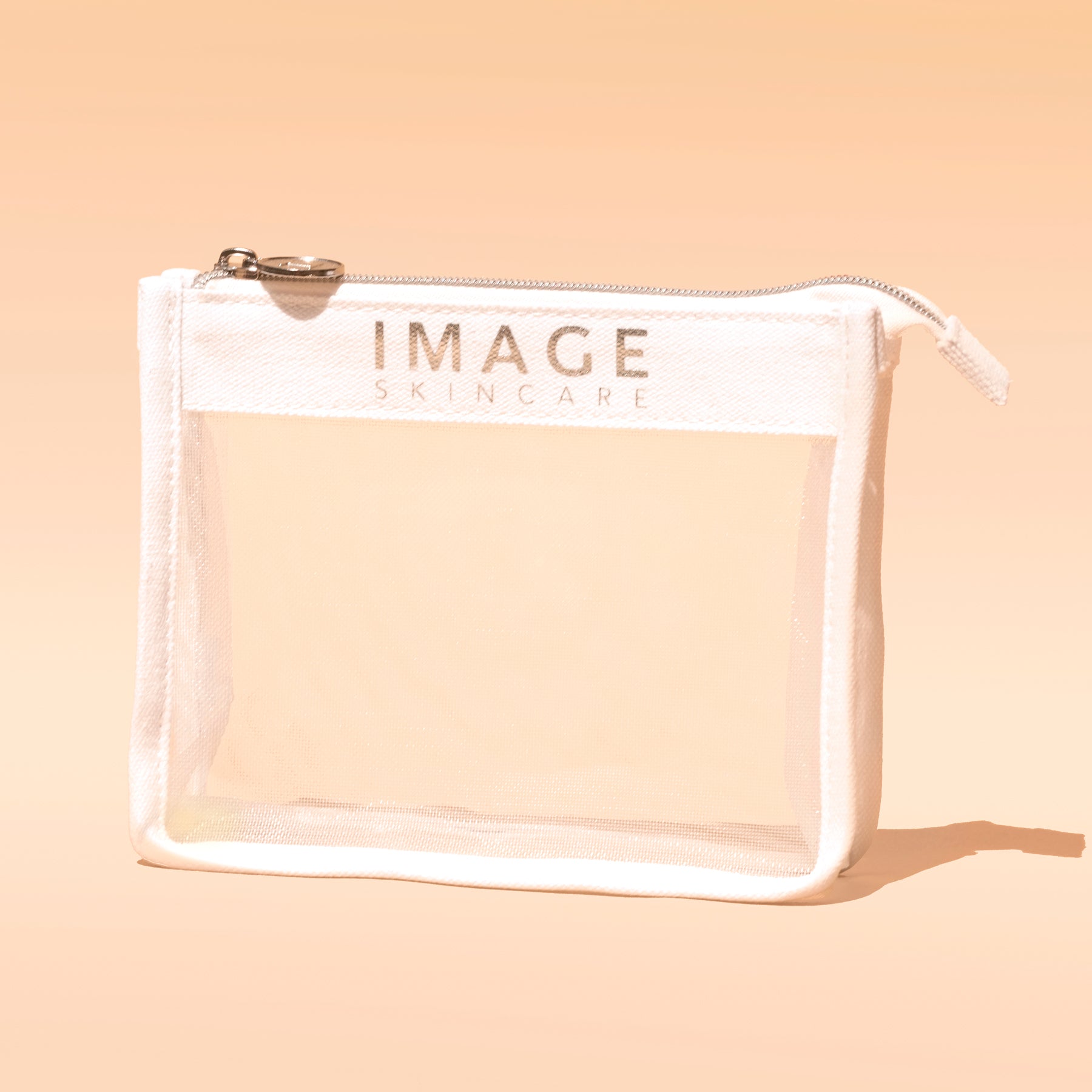 shot of bag on orange background